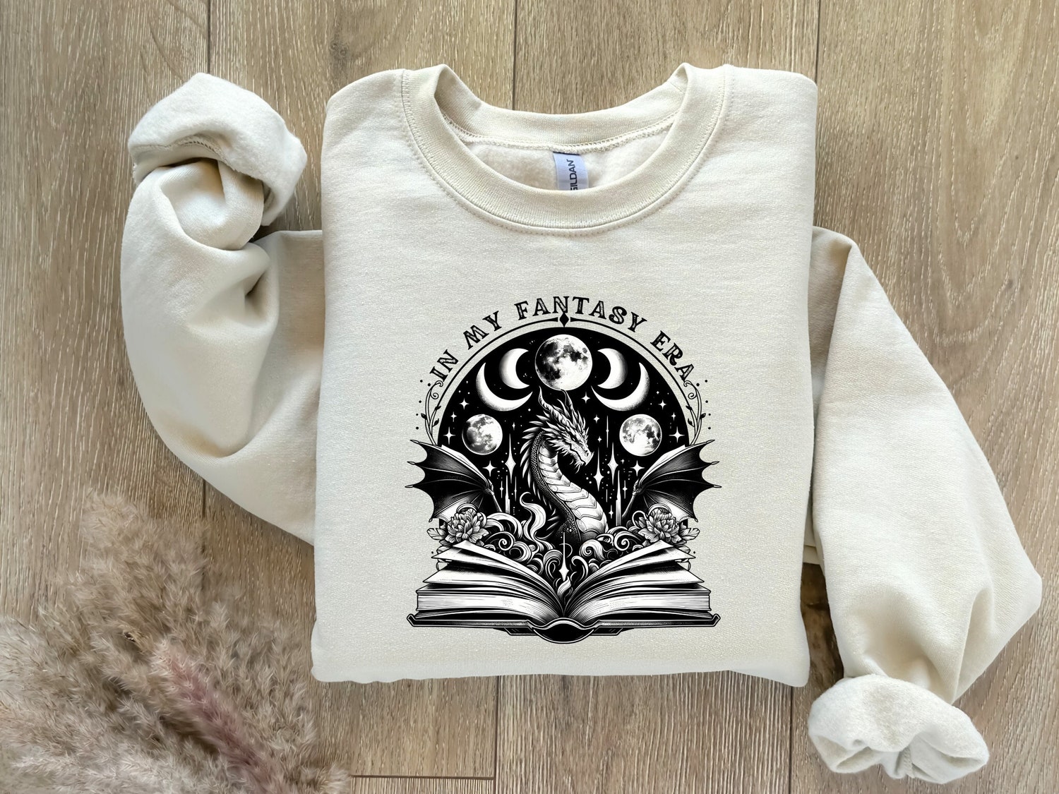 Fantasy Era Book Lovers T-Shirt Cute Women’s Fantasy Literature Tee Perfect Gift for Readers image 3