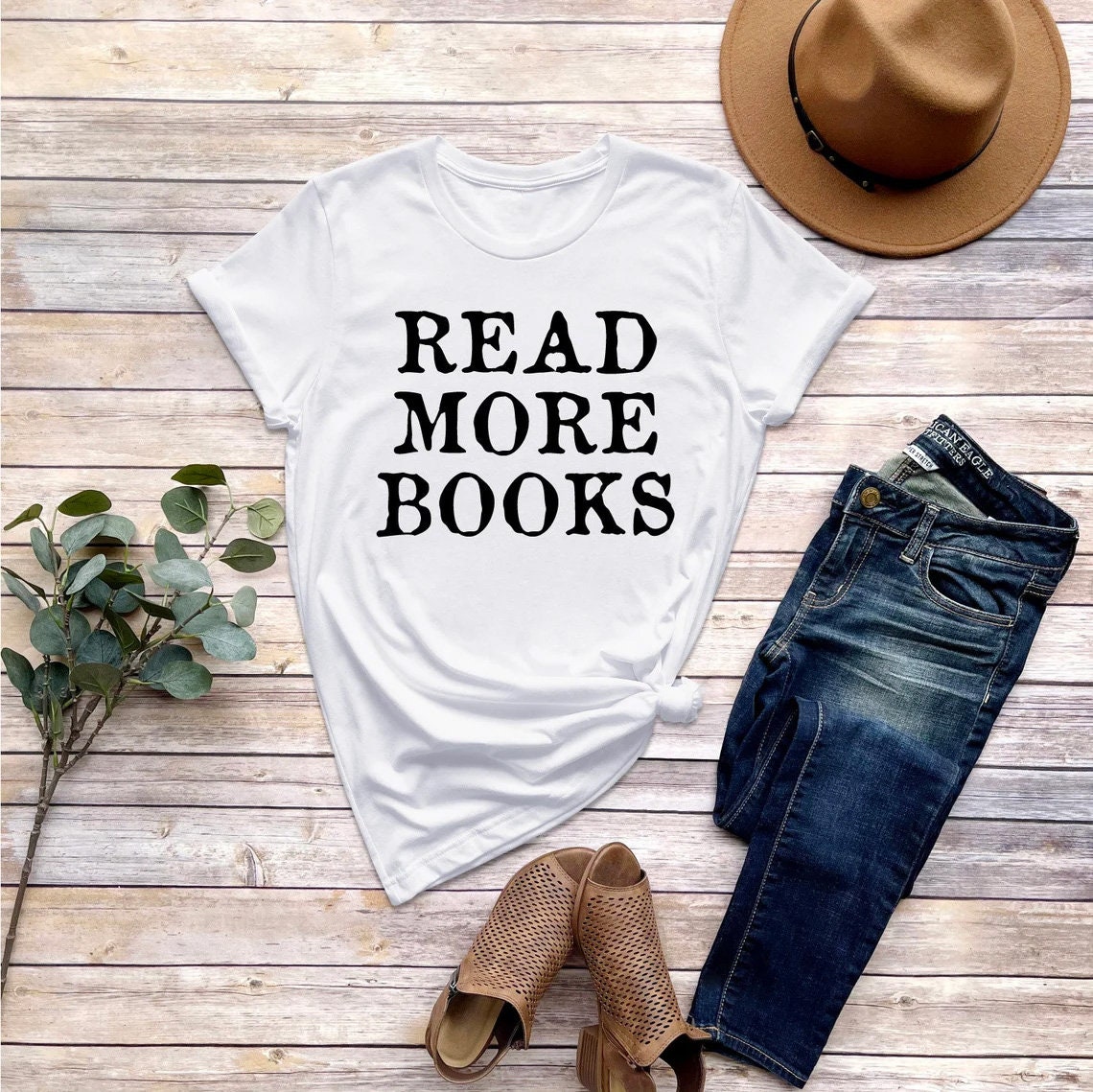 Read More Books Shirt Bookworm Book Lover Reading Librarian Bookish Gift Literary Apparel image 2