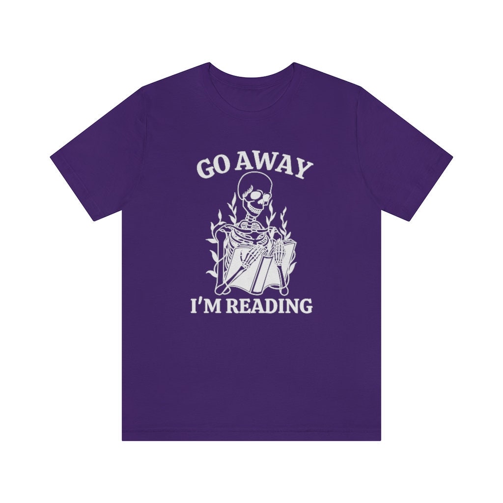 Funny Halloween Reading Skeleton Shirt Librarian Bookish Gifts Spooky Book Lover Tee image 4