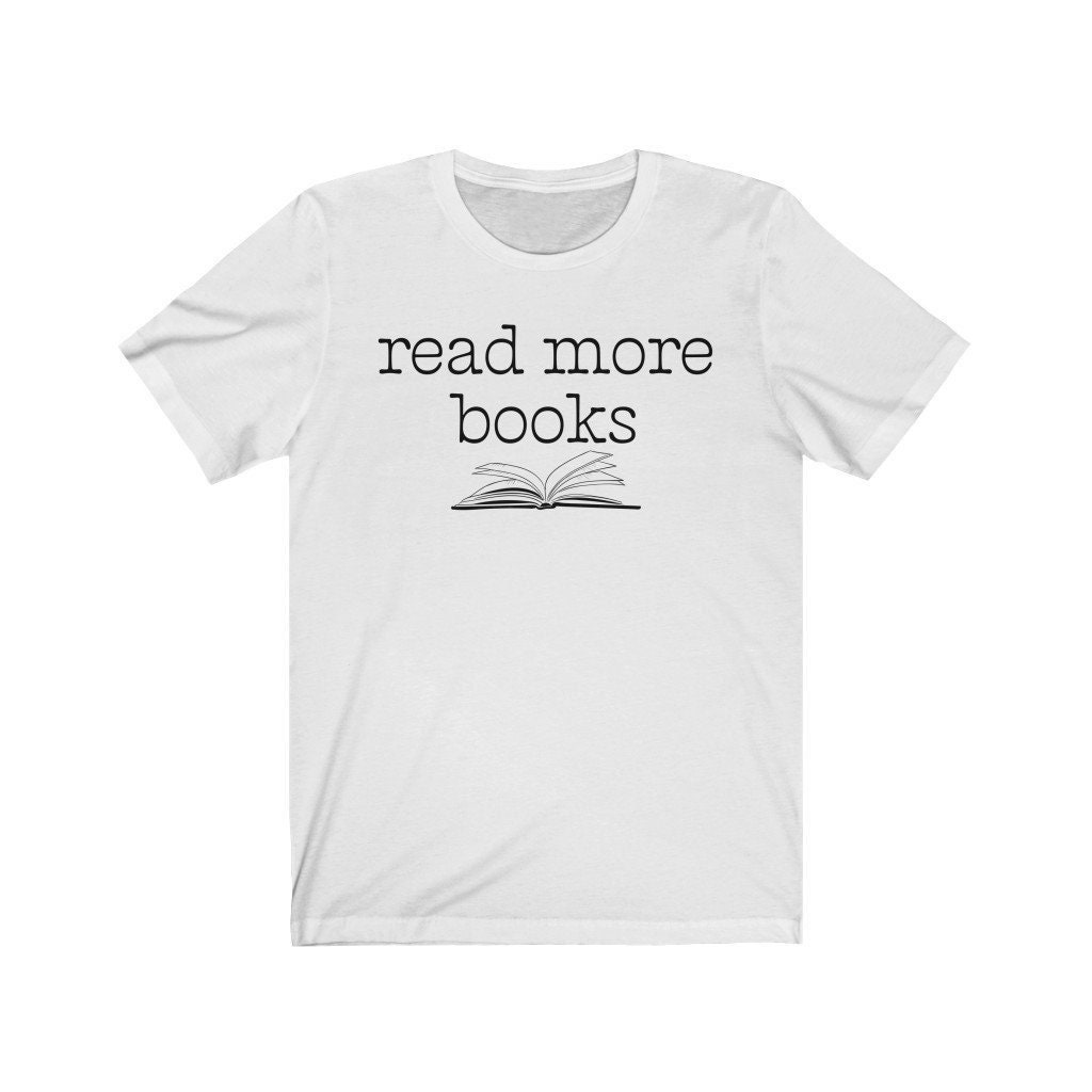 Funny Book Lover Shirt Read More Books Tee Grammar Tee Teacher Life Gift Book Shirt image 2