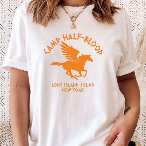 Percy Jackson Camp Half-Blood Shirt Bookish Gifts for Book Lovers and Kids image 0