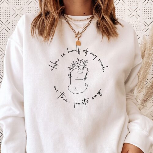 The Song of Achilles Sweatshirt Achilles Patroclus Bookish Sweater for Bookworms and Poetry Lovers image 0