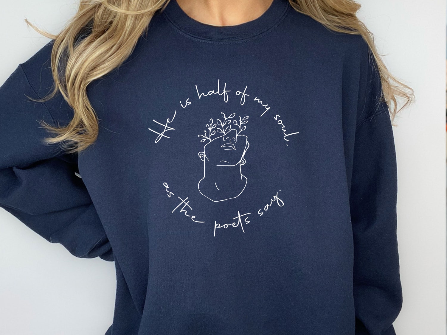 The Song of Achilles Sweatshirt Achilles Patroclus Bookish Sweater for Bookworms and Poetry Lovers image 1