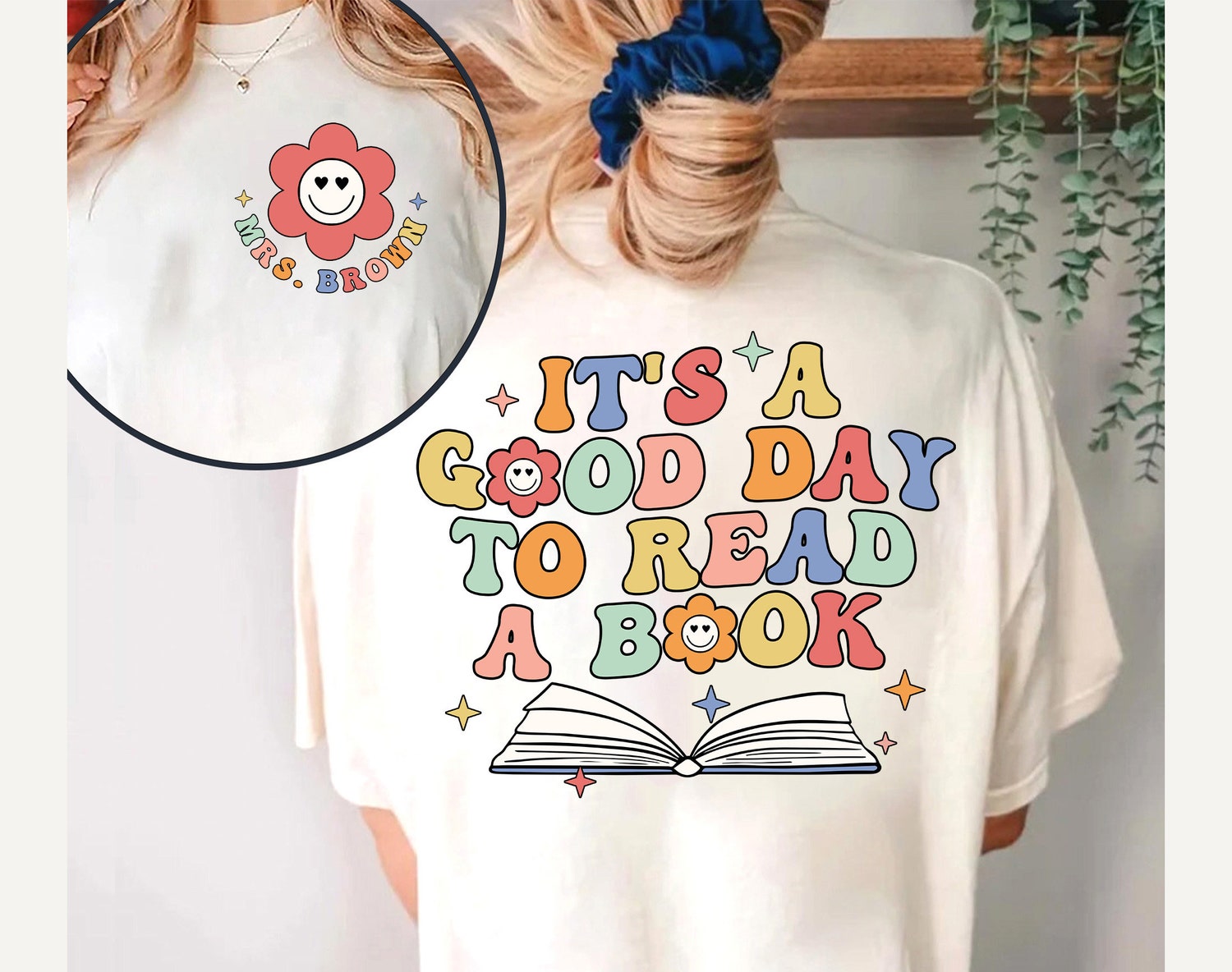 Teacher Shirt It's A Good Day To Read A Book Reading Shirt for Elementary Teachers Graduation Gift image 2