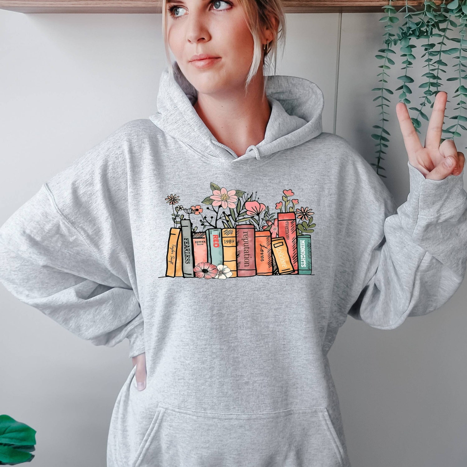 Cozy Bookworm Hoodie Perfect Gift for Book Lovers Soft and Comfortable Reading Hoodie image 5