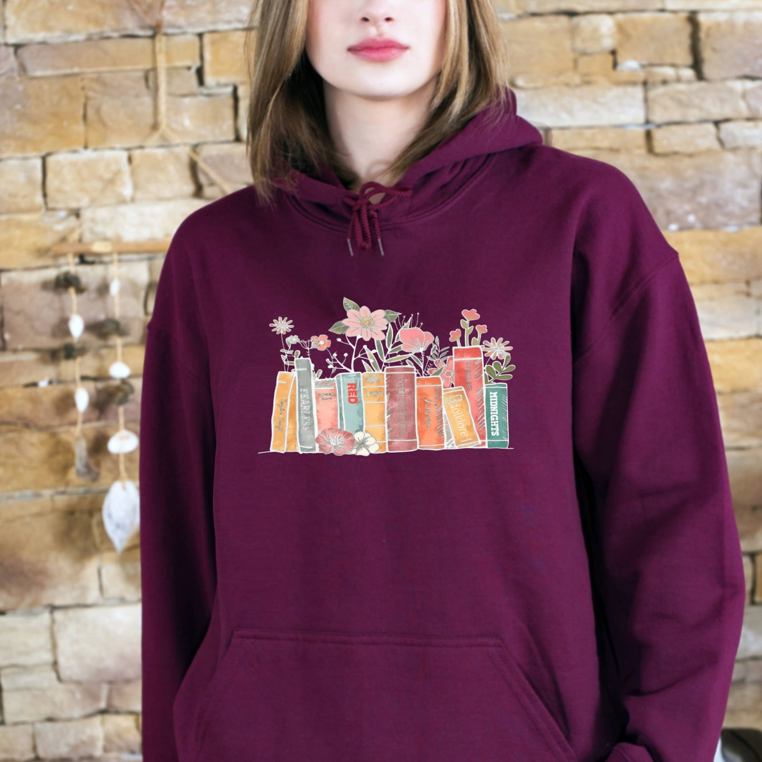 Cozy Bookworm Hoodie Perfect Gift for Book Lovers Soft and Comfortable Reading Hoodie image 6