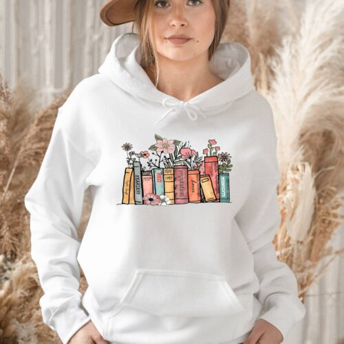 Cozy Bookworm Hoodie Perfect Gift for Book Lovers Soft and Comfortable Reading Hoodie image 0