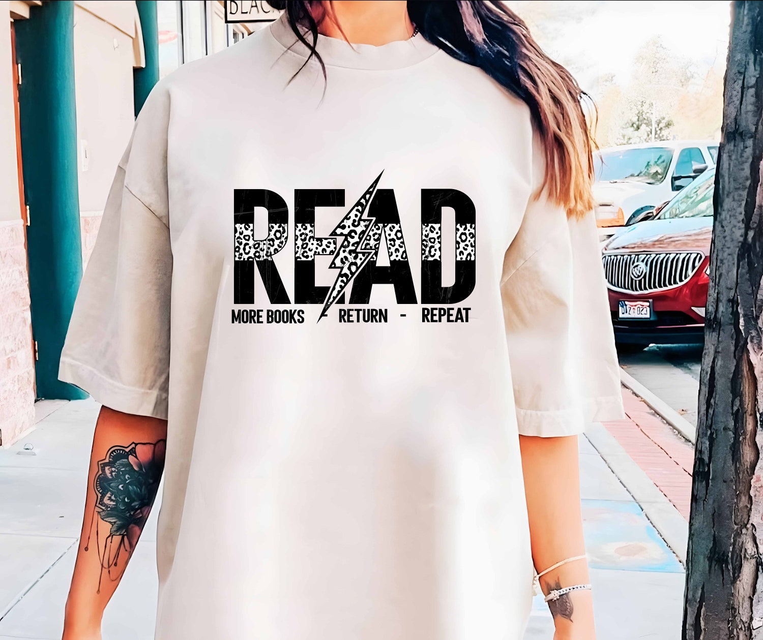 Book Shirt for Book Lovers Read More Books Bookworm Gift Reading Enthusiast Shirt image 2