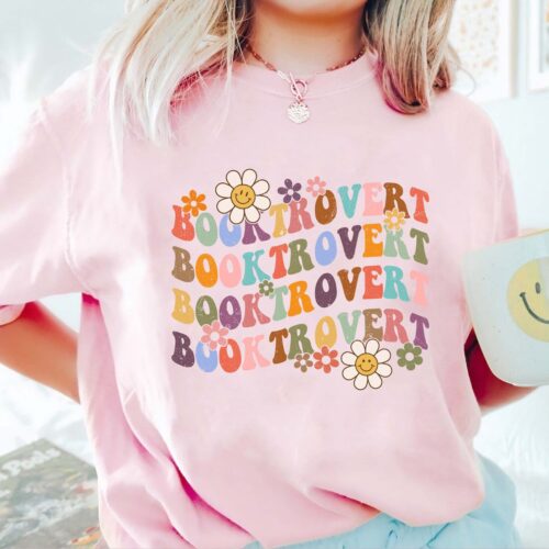 Book Lover Shirt Bookworm Gift for Readers Book Club Bookish Apparel Book Nerd Tee image 0