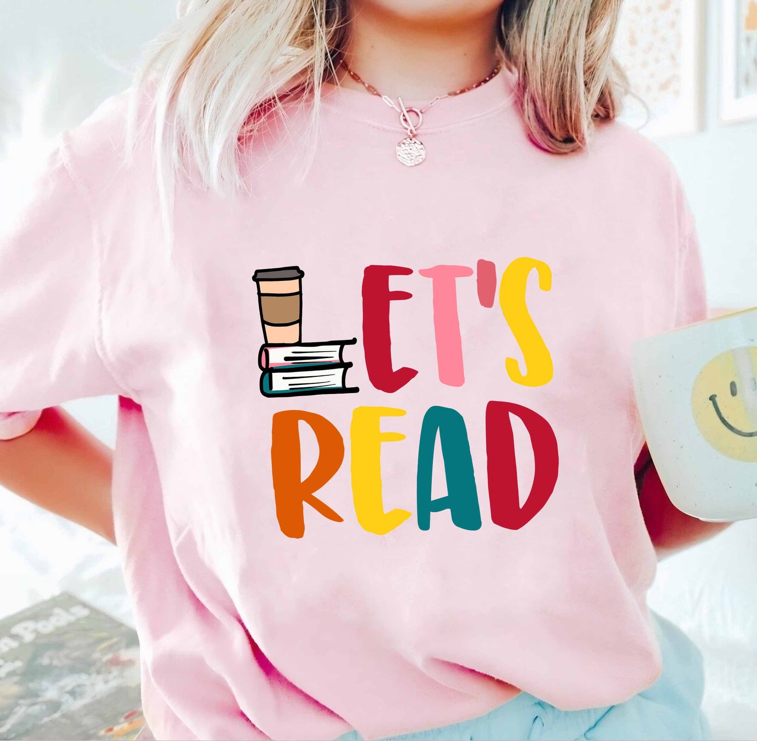 Book Lover Shirt Reading Enthusiast Gift Bookworm Tee Librarian & Teacher Book Club Shirt image 1