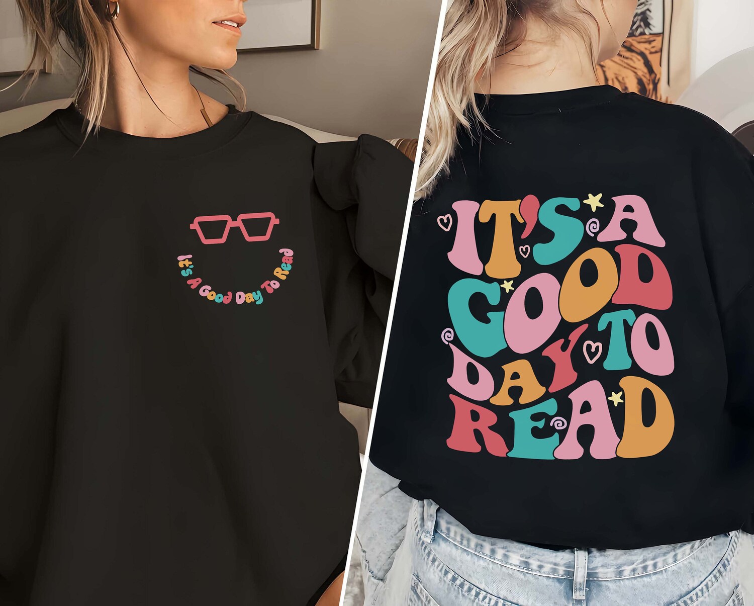 Book Sweatshirt Cute Book Lover Gift Reading Bookworm Apparel Librarian and Book Club Gift image 1