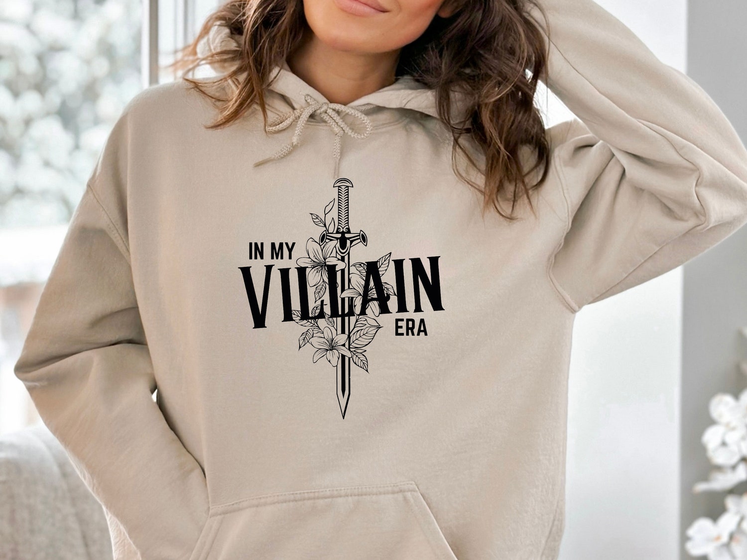 Villain Era Hoodie Dark Romance Reader Book Lover Hoodie Funny Bookish Gift Cute Reader Apparel image 1