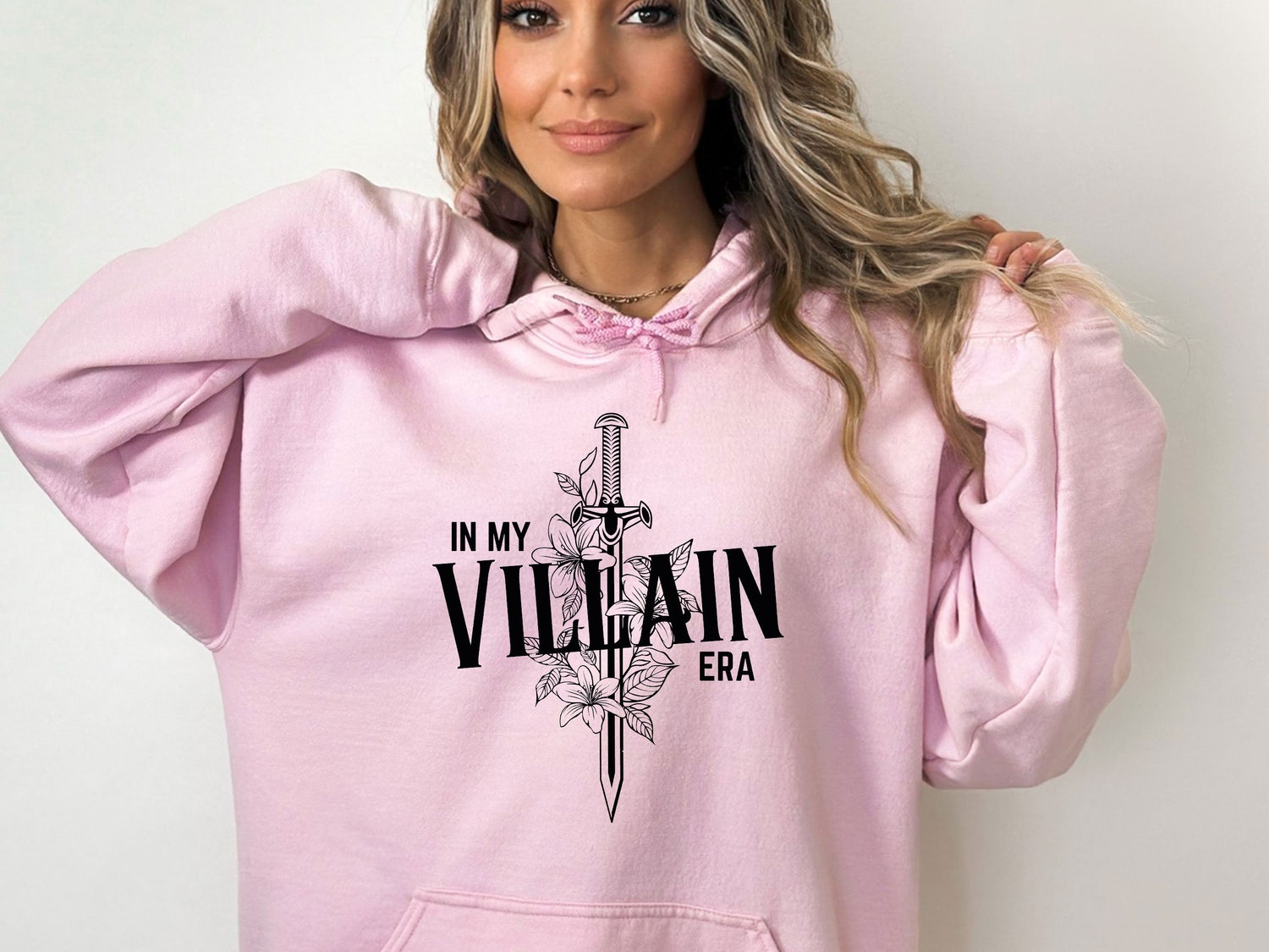 Villain Era Hoodie Dark Romance Reader Book Lover Hoodie Funny Bookish Gift Cute Reader Apparel image 3