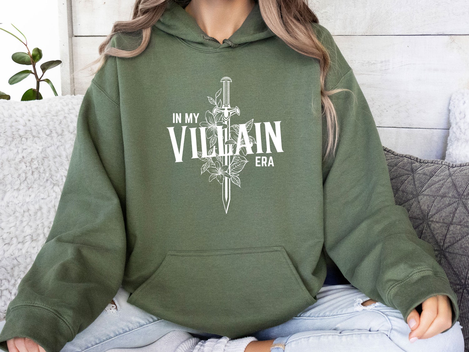 Villain Era Hoodie Dark Romance Reader Book Lover Hoodie Funny Bookish Gift Cute Reader Apparel image 6