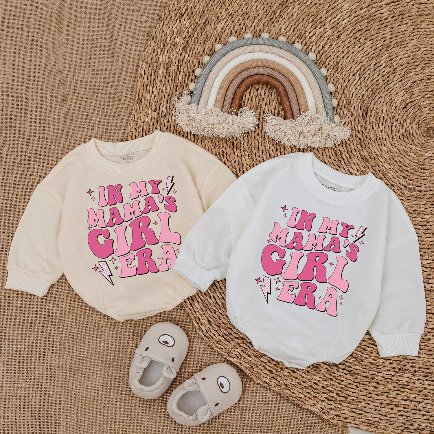 My Mama's Girl Era Romper Mommy & Me Bodysuit Baby Girl Outfit Mother's Day Gift image 2