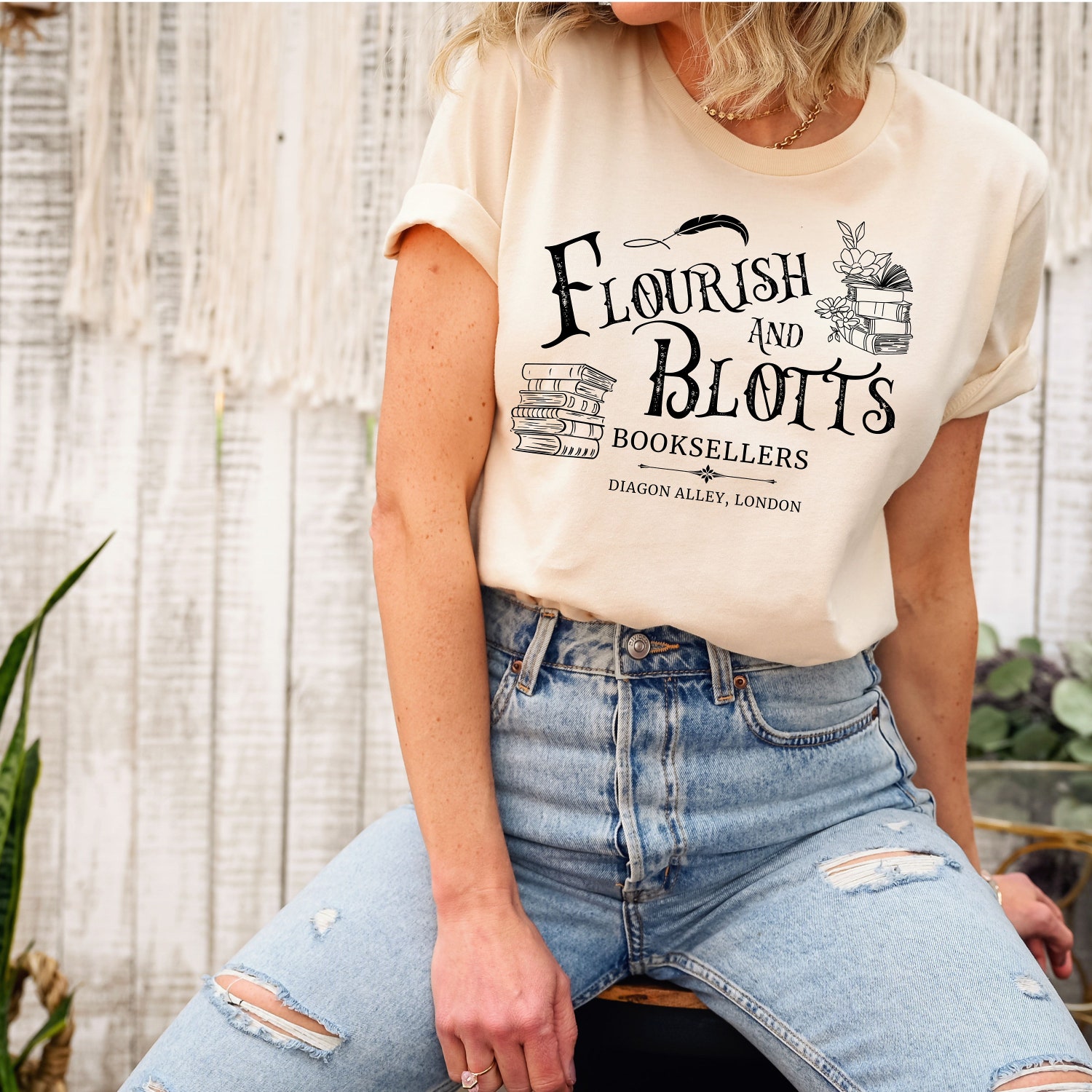 Wizard Book Lover T-Shirt Subtle Light Academia Fantasy Tee Bookish Literary Quote Shirt image 3