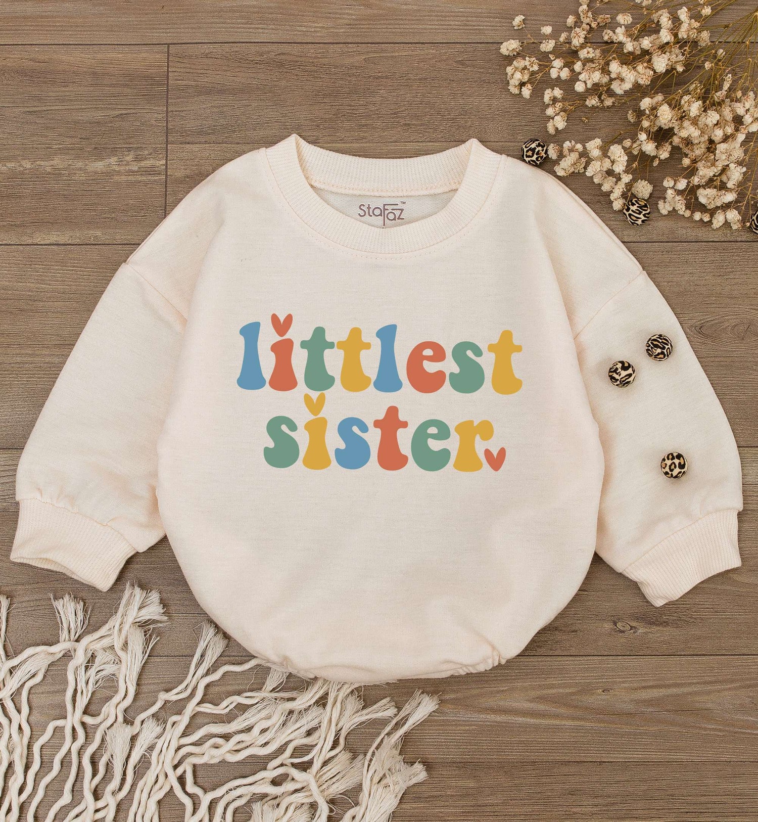 Big Sister Baby Romper Baby Announcement Bodysuit Mom Gift New Baby Shower 1st Mother's Day image 1