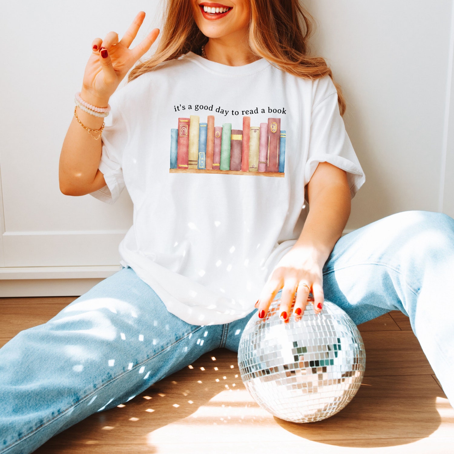 Bookish Reading T-Shirt Literary Sweater Librarian Teacher Gift Book Lover Tee Bibliophile Shirt image 3