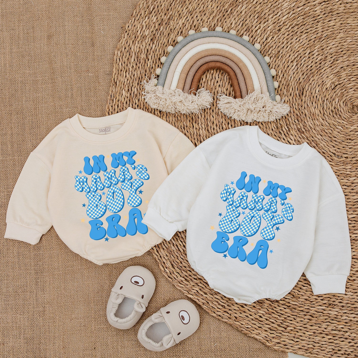 My Mama's Boy Era Baby Romper Mama's Boy Bodysuit Baby Boy Outfit Gift for Baby Boy image 2