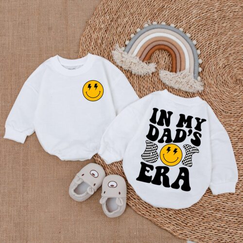 Daddy's Buddy Baby Romper Father's Day Gift Baby Shower Outfit Dad's Boy Newborn Clothes image 0