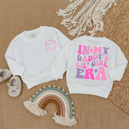 Daddy's Girl Sweatshirt for Toddler Daddy & Me Outfit Baby Girl Gift Kids Cute Shirt image 0