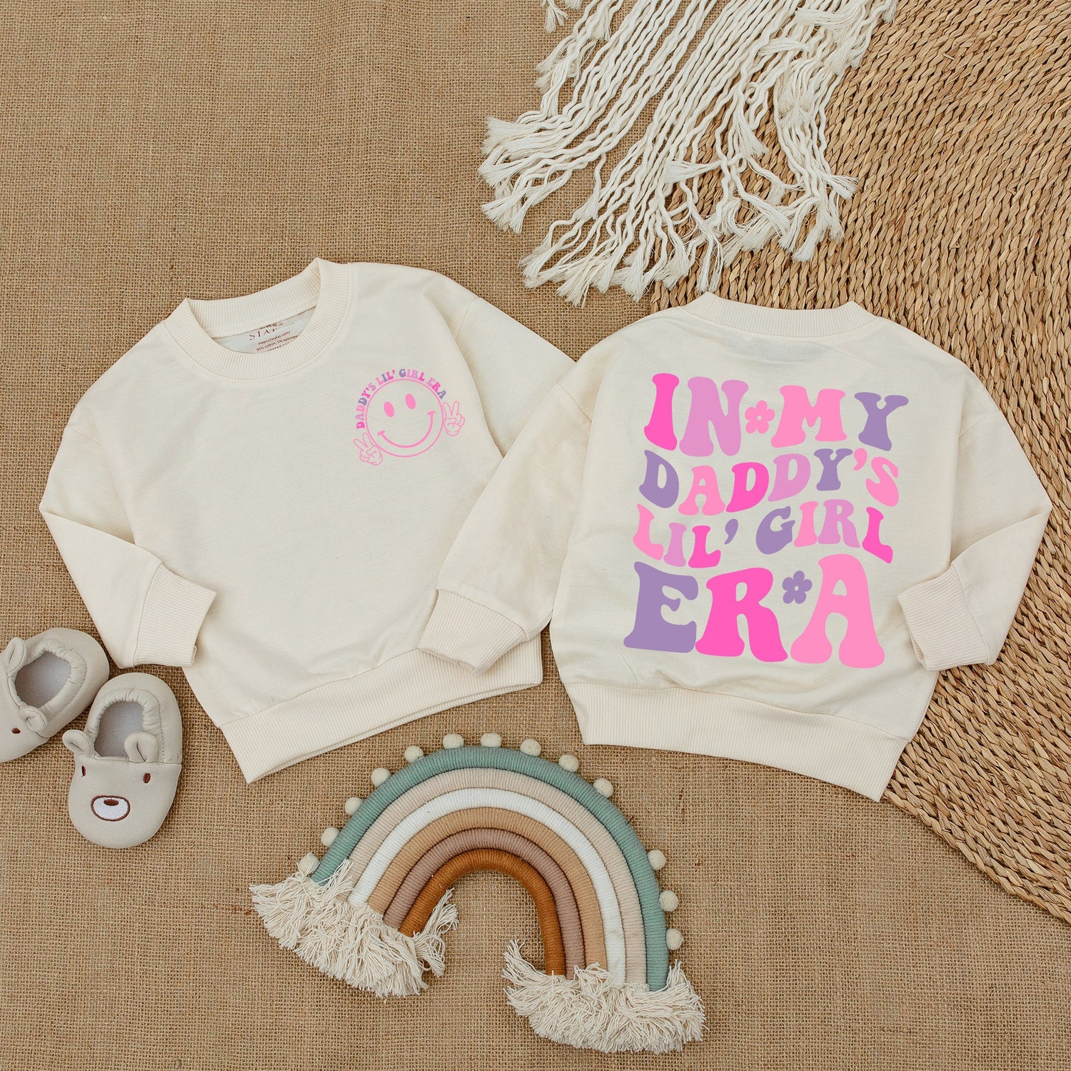 Daddy's Girl Sweatshirt for Toddler Daddy & Me Outfit Baby Girl Gift Kids Cute Shirt image 1