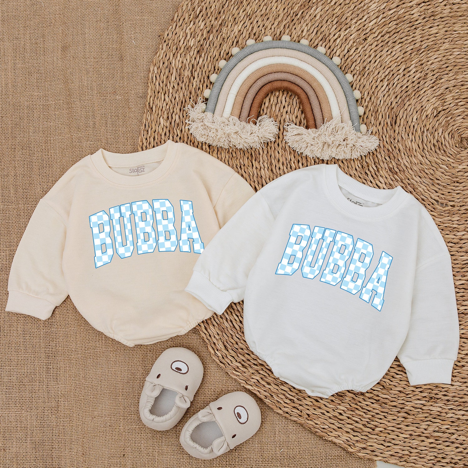 Bubba Baby Romper Cute Baby Boy Outfit Newborn Bodysuit Gift for Baby Boy image 2