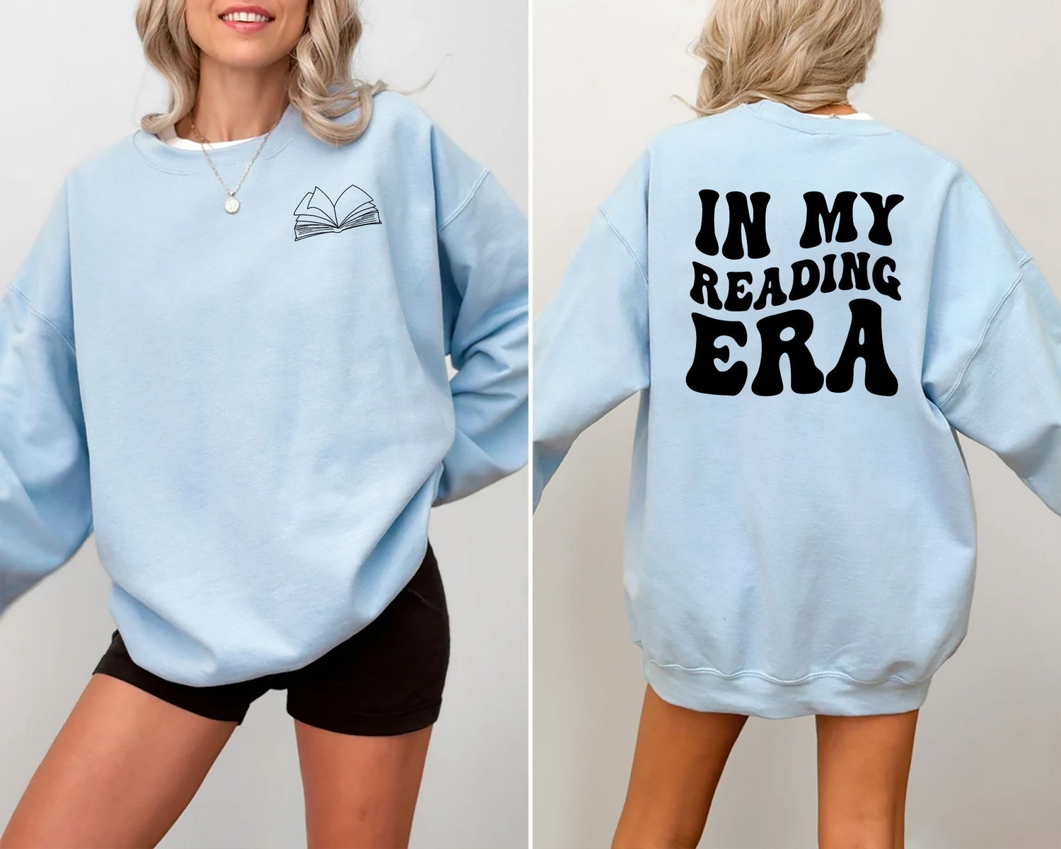 Book Lover Shirt Reading Era Sweatshirt Bookworm Sweater Book Club Gift Sister Present image 2