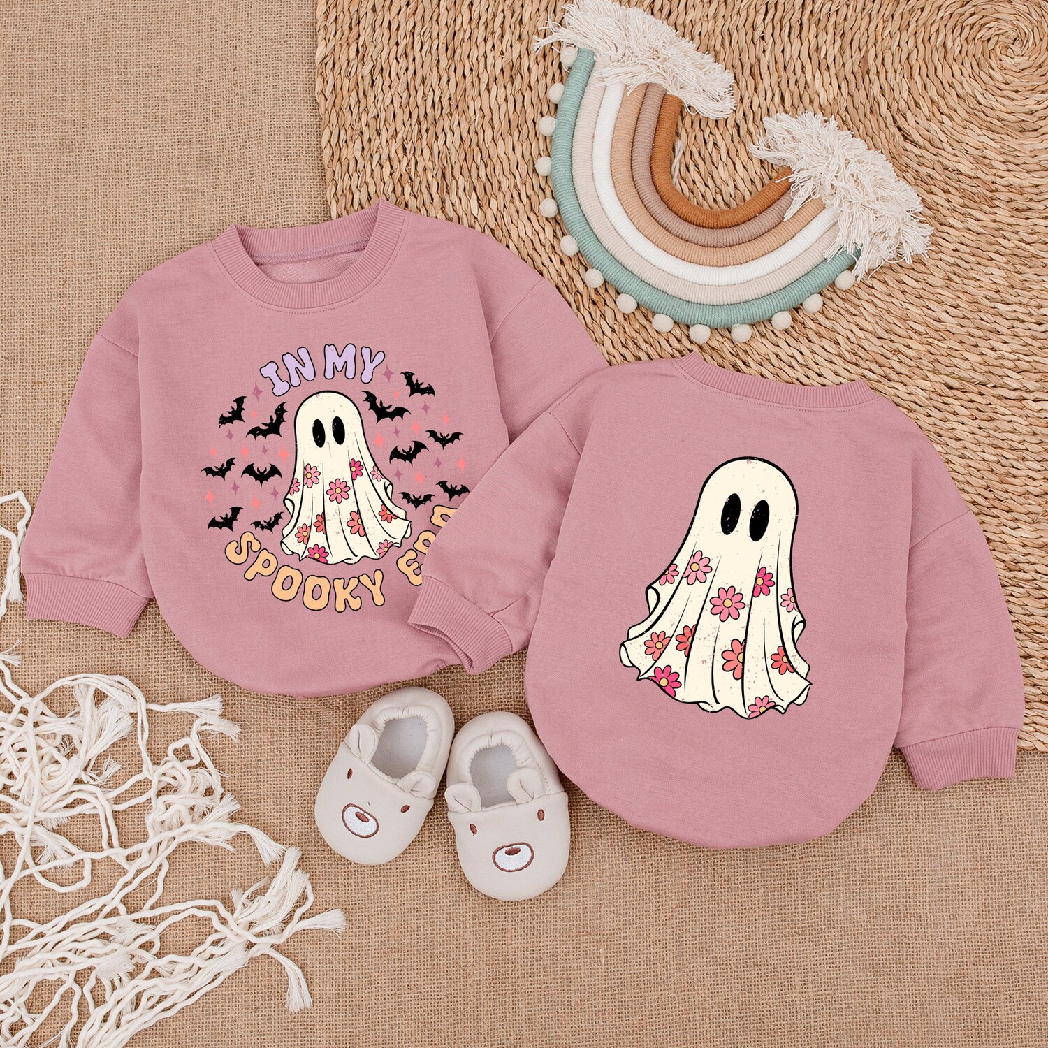 Spooky Era Baby Bodysuit Cute Halloween Romper First Halloween Outfit Baby Clothes image 2