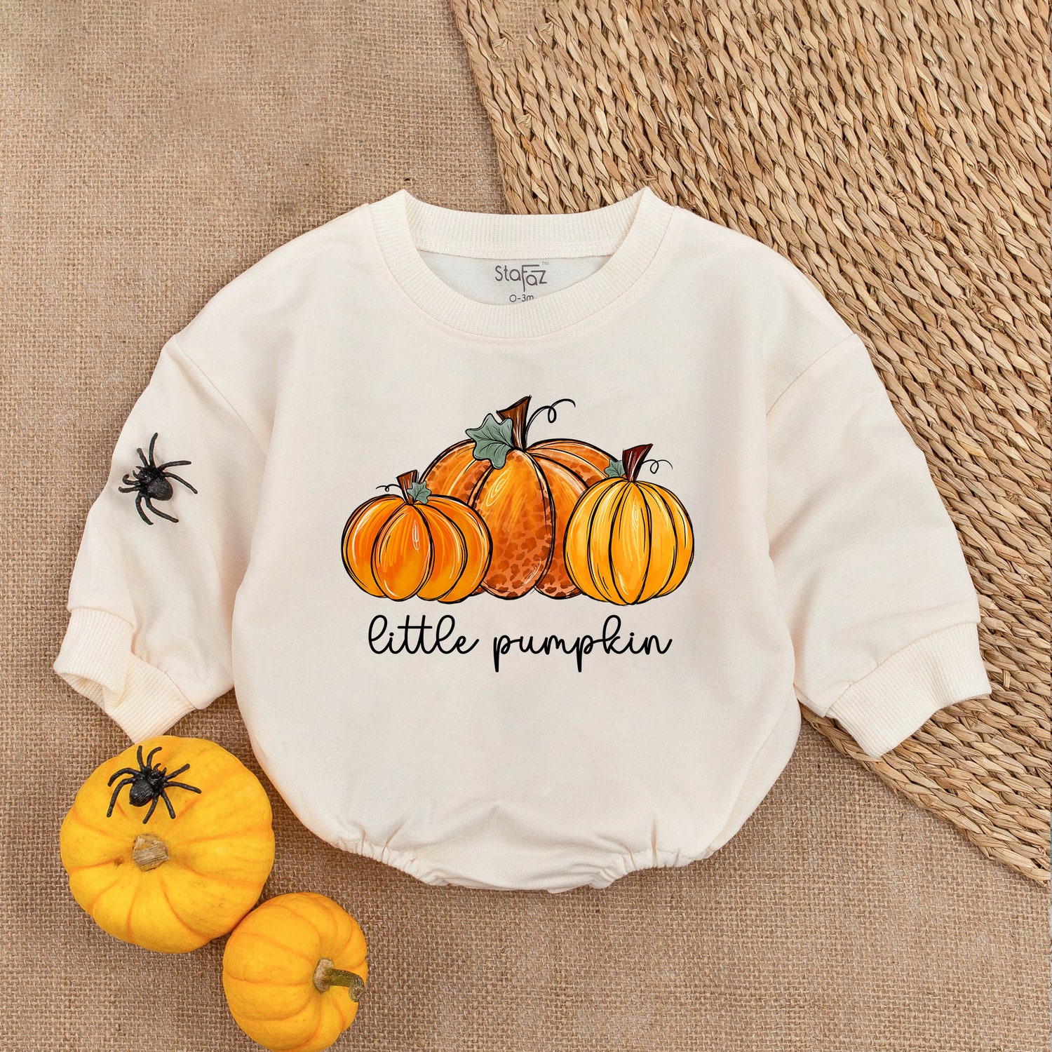 First Thanksgiving Baby Romper Little Turkey Baby Outfit Fall Baby Girl Clothes Baby Shower Gift image 1