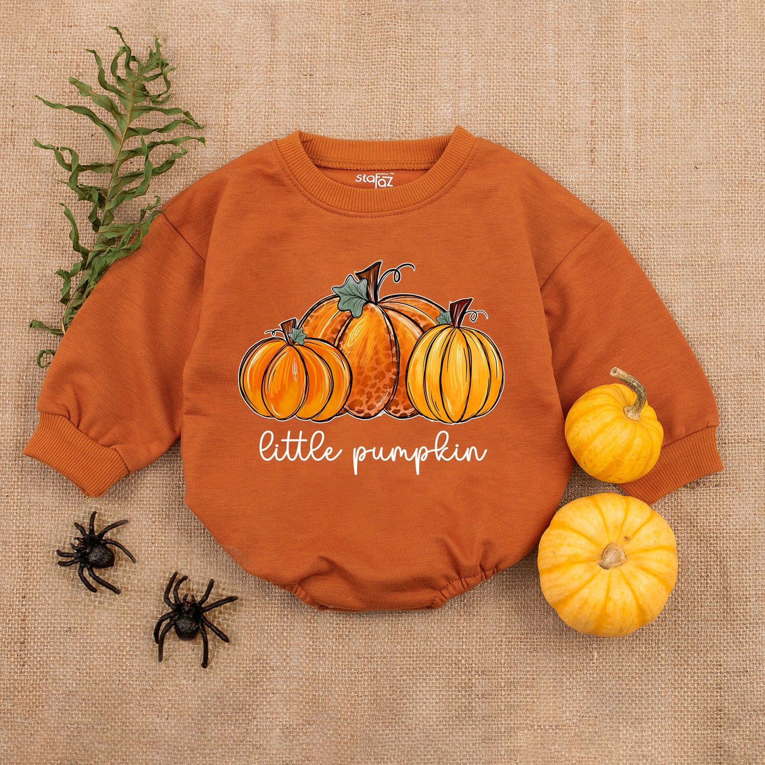 First Thanksgiving Baby Romper Little Turkey Baby Outfit Fall Baby Girl Clothes Baby Shower Gift image 3