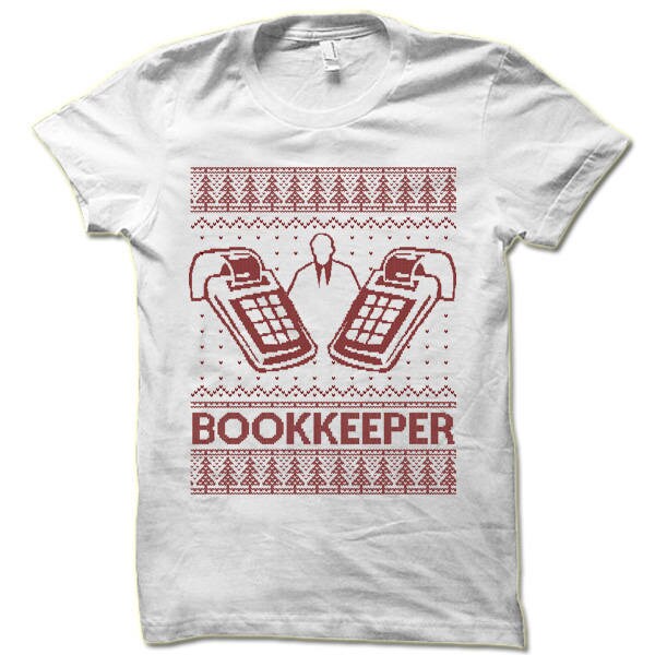 Bookkeeper Christmas T-Shirt Unique Bookkeeper Holiday Gift Accounting Christmas Apparel image 6