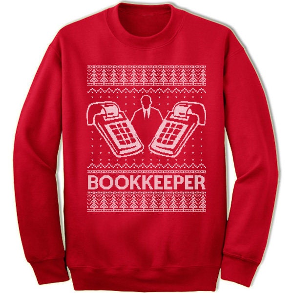 Bookkeeper Christmas Sweater Funny Accountant Sweatshirt for Men & Women Ugly Xmas Gift image 5