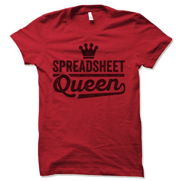 Spreadsheet Queen T-Shirt Bookkeeper Accountant CPA Gift Funny Office Apparel image 4