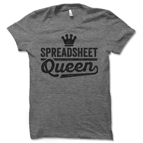 Spreadsheet Queen T-Shirt Bookkeeper Accountant CPA Gift Funny Office Apparel image 2