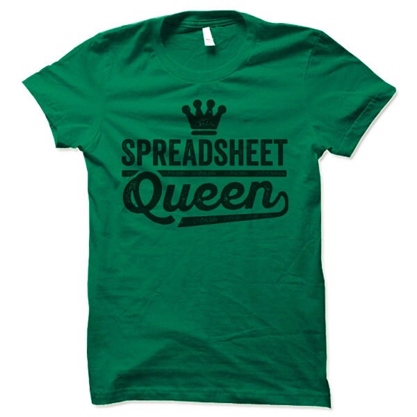 Spreadsheet Queen T-Shirt Bookkeeper Accountant CPA Gift Funny Office Apparel image 3